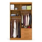 Guarda-roupa Solteiro 4 Portas 3 Gavetas Advantage Freijó