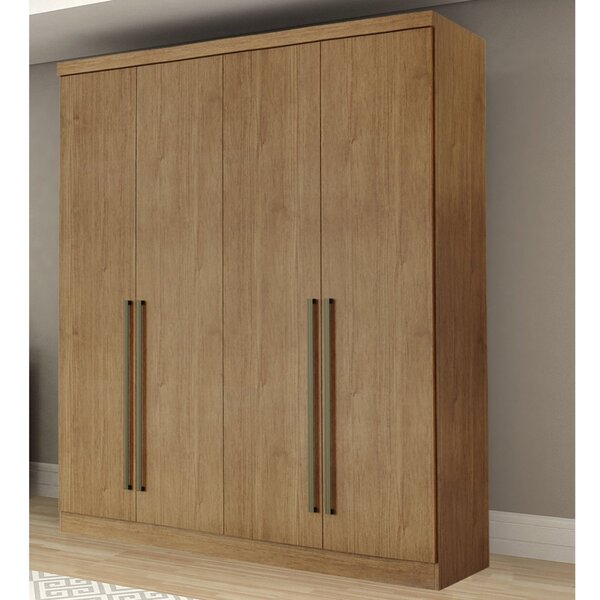 Guarda Roupa Solteiro 4 Portas 3 Gavetas Bremen Novo Horizont