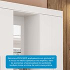 Guarda-roupa Solteiro 4 Portas 3 Gavetas Capelinha Com Espelh