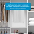 Guarda-roupa Solteiro 4 Portas 3 Gavetas Capelinha Com Espelh