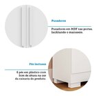 Guarda-roupa Solteiro 4 Portas 3 Gavetas Capelinha Com Espelh