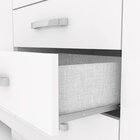 Guarda-roupa Solteiro 4 Portas 3 Gavetas Com Espelho Caju Bra