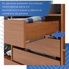 Guarda-roupa Solteiro 4 Portas 3 Gavetas Com Espelho Roma Esp