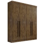 Guarda Roupa Solteiro 4 Portas 3 Gavetas - Da Vinci Plus-ypê