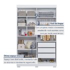 Guarda Roupa Solteiro 4 Portas 3 Gavetas Flórida 100% Mdf Bra