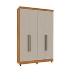 Guarda Roupa Solteiro 4 Portas 3 Gavetas Lisboa Tcil Móveis C