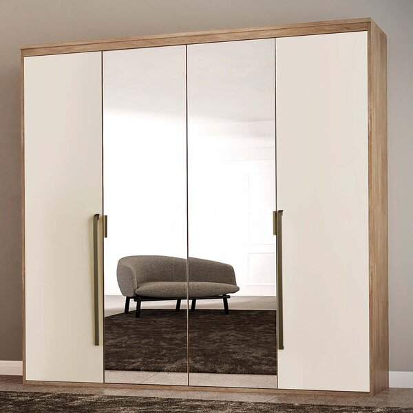 Guarda Roupa Solteiro 4 Portas 3 Gavetas Mdf Originale Belmax