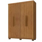 Guarda Roupa Solteiro 4 Portas 3 Gavetas Milão  Cinamomo