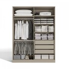 Guarda-roupa Solteiro 4 Portas 3 Gavetas Modulado Conect L564