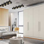 Guarda Roupa Solteiro 4 Portas 3 Gavetas - Nantes-off White -