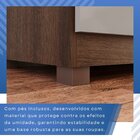 Guarda-roupa Solteiro 4 Portas 3 Gavetas Roma Espresso Móveis