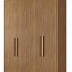 Guarda Roupa Solteiro 4 Portas 3 Gavetas - Sevilha-cumaru - M