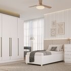 Guarda Roupa Solteiro 4 Portas 4 Gavetas Portugal 181cm Espre