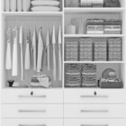 Guarda Roupa Solteiro 4 Portas 6 Gavetas - Mônaco-ypê/off Whi