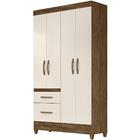 Guarda Roupa Solteiro 4 Portas 8523 Moval