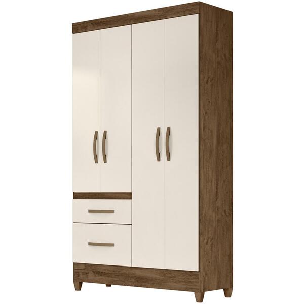 Guarda Roupa Solteiro 4 Portas 8523 Moval