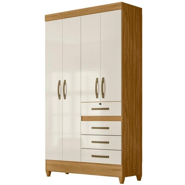 Guarda Roupa Solteiro 4 Portas 8700 Moval