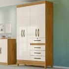 Guarda Roupa Solteiro 4 Portas 8700 Moval