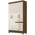 Guarda Roupa Solteiro 4 Portas 8704 Moval