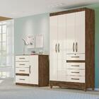 Guarda Roupa Solteiro 4 Portas 8704 Moval