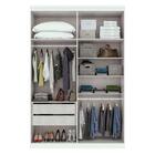 Guarda-roupa Solteiro 4 Portas Alonzo Branco