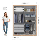 Guarda Roupa Solteiro 4 Portas Cannes Maxel Móveis