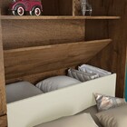 Guarda-roupa Solteiro 4 Portas Com Cama Baú Lyon E Mesa Retrá