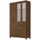 Guarda Roupa Solteiro 4 Portas Com Espelho 8704 Moval