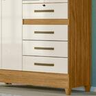 Guarda Roupa Solteiro 4 Portas Com Espelho 8704 Moval