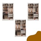 Guarda Roupa Solteiro 4 Portas Com Espelho Manila Branco Árti