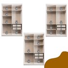 Guarda Roupa Solteiro 4 Portas Com Espelho Manila Branco Árti