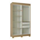 Guarda Roupa Solteiro 4 Portas Com Pés Barcelona Poquema