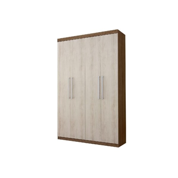 Guarda Roupa Solteiro 4 Portas Débora Terraro/naturaly - Move