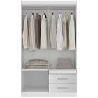 Guarda Roupa Solteiro 4 Portas E 2 Gavetas Havana Star 4.2 Br