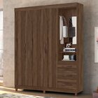 Guarda Roupa Solteiro 4 Portas E 3 Gavetas Pérola Albatroz