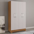 Guarda-roupa Solteiro 4 Portas Freijó/off White Nt 5160 - Not