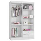 Guarda Roupa Solteiro 4 Portas Louise Branco 1044