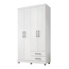 Guarda Roupa Solteiro 4 Portas Louise Reajl Moveis