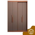 Guarda Roupa Solteiro 4 Portas Manila Carvalho Vermontt / Fen