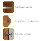 Guarda Roupa Solteiro 4 Portas Zelandia 165cm Espresso Móveis