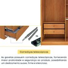 Guarda Roupa Solteiro 4 Portas Zelandia 165cm Espresso Móveis