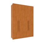 Guarda Roupa Solteiro 4 Portas Zelandia 165cm Espresso Móveis