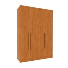 Guarda Roupa Solteiro 4 Portas Zelandia 165cm Espresso Móveis