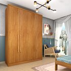 Guarda Roupa Solteiro 4 Portas Zelandia 165cm Espresso Móveis