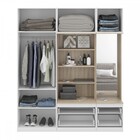 Guarda-roupa Solteiro 5 Portas 4 Gavetas Branco Tx/aveiro - M