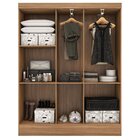 Guarda-roupa Solteiro 5 Portas Ásia Yescasa Amêndola/off-white