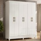 Guarda Roupa Solteiro 6 Portas 0380 Moval