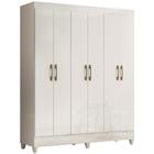 Guarda Roupa Solteiro 6 Portas 0380 Moval