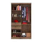 Guarda Roupa Solteiro 6 Portas 2 Gavetas 1160 Araplac