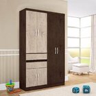 Guarda Roupa Solteiro 6 Portas 2 Gavetas 1160 Araplac